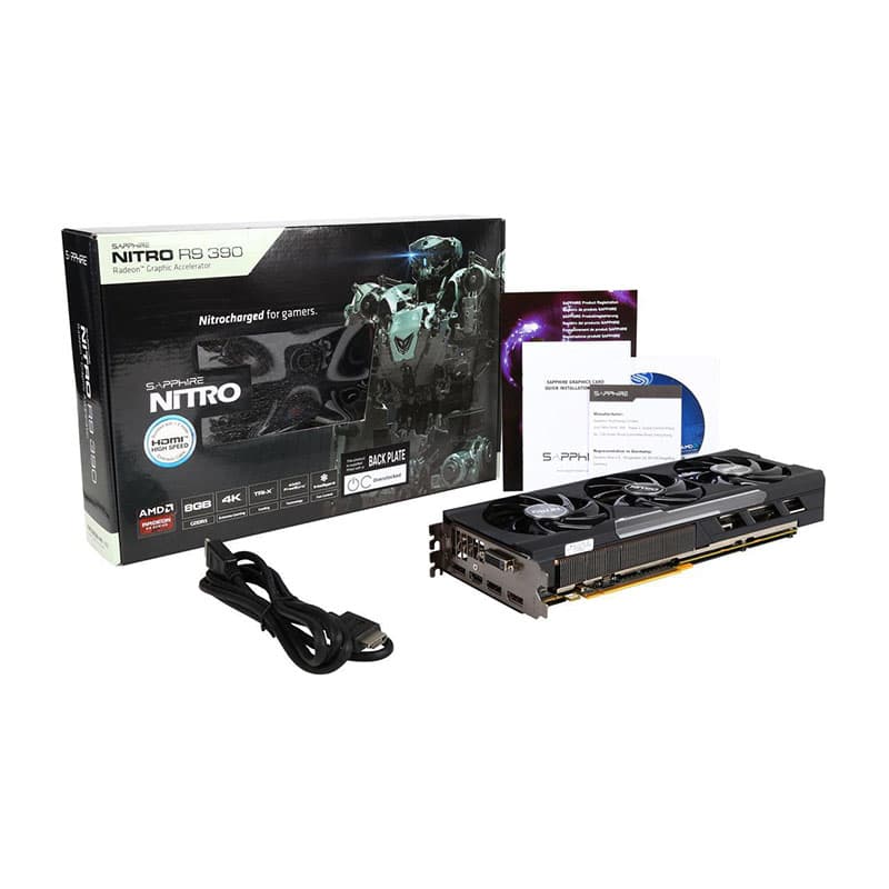 کارت گرافیک سافایر مدل Sapphire Radeon Nitro R9 390 8gb کارت گرافیک سافایر مدل Sapphire Radeon Nitro R9 390 8gb
