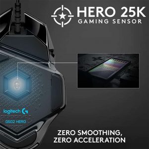 ماوس مخصوص بازی لاجیتک مدل Logiteh G502 Hero High Performance