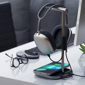 پایه نگهدارنده و شارژر بی سیم ساتچی مدل ST-UCH MAX-4