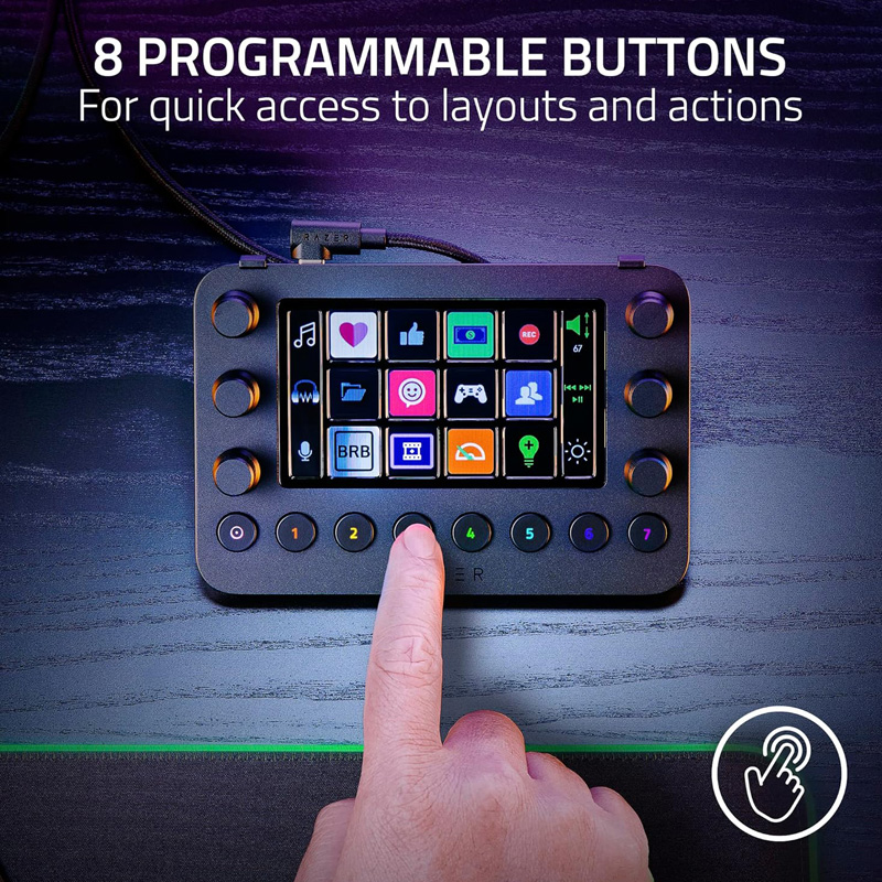 کنترلر استریم ریزر Razer Stream Controller کنترلر استریم ریزر Razer Stream Controller